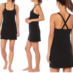 Beyond Yoga Charcoal Mini Dress